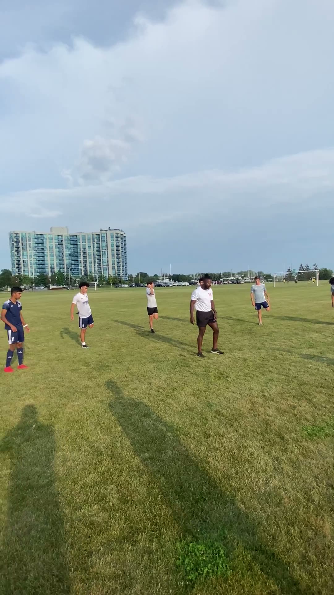 Field session with a full team.