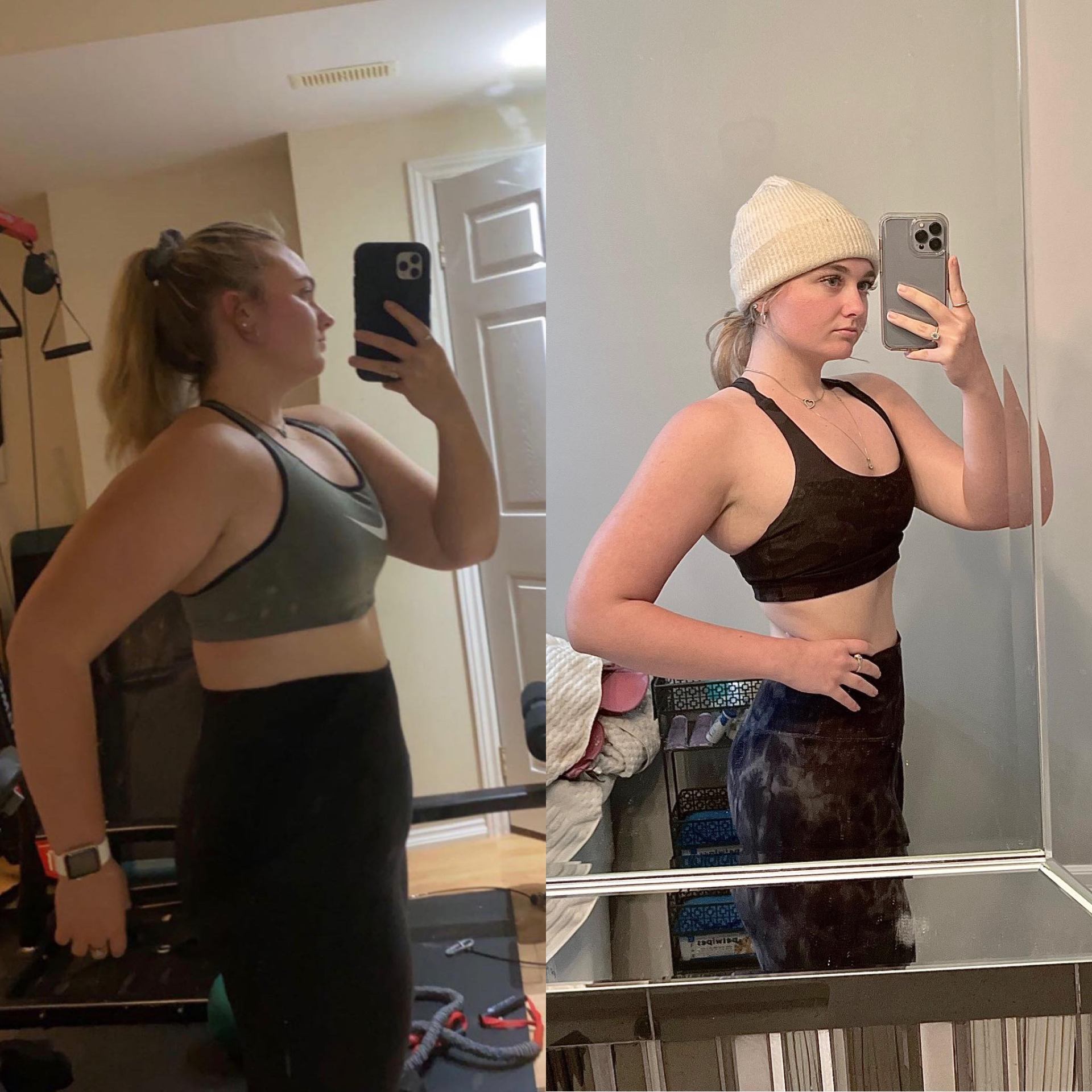 Lost 50 lbs transformation